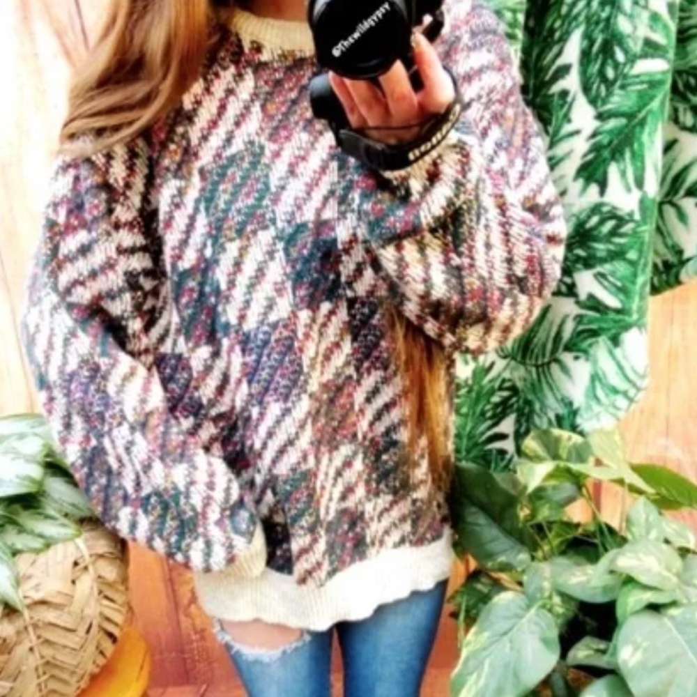 Vintage Shenandoah National Park Chunky Knit Sweater | Men’s L/Women’s Oversized